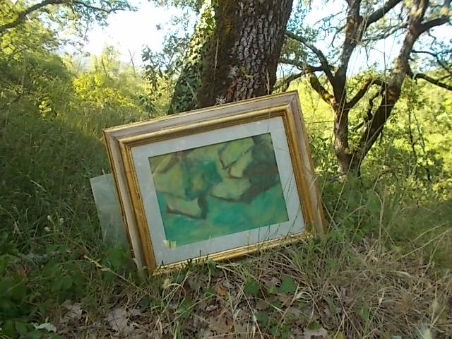 quadro abbandonato cassonetti cavarchione via per vertine