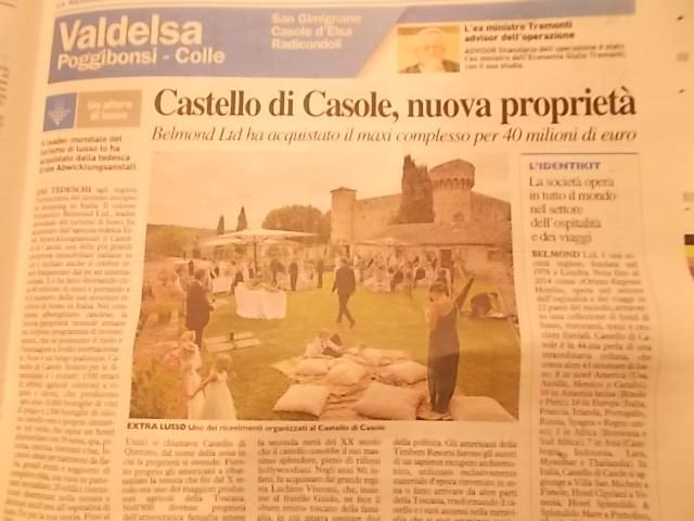 la nazione siena 14 febbraio 2018 meletoper casole