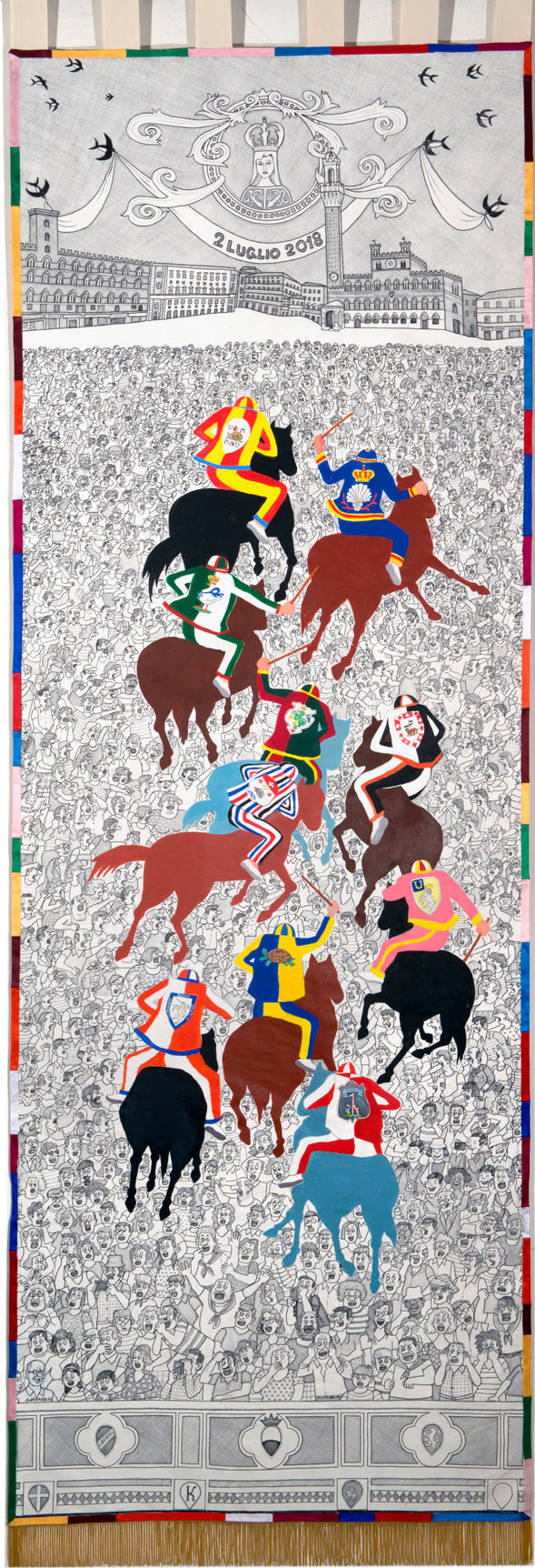 drappellone emilio giannelli 2 luglio 2018