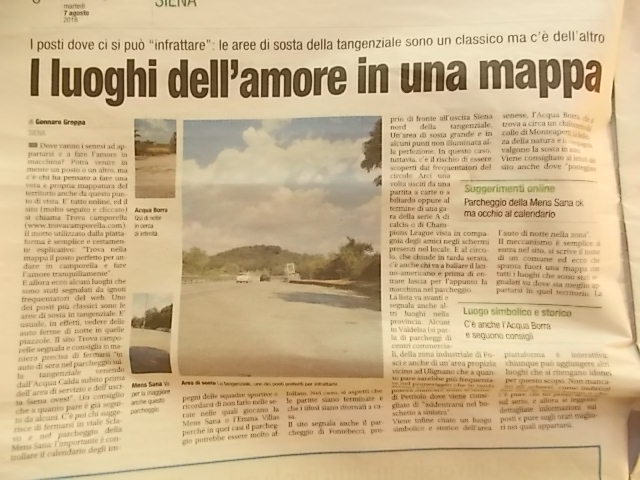 corriere di siena 7 agosto 2018