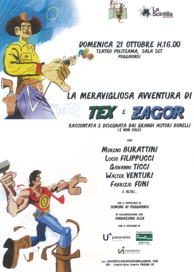locandina tex e zagor a poggibonsi