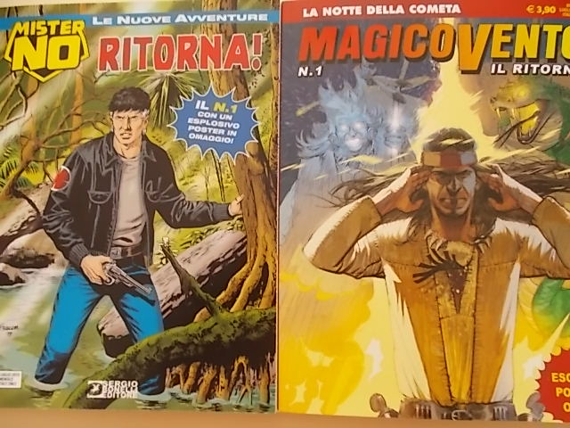 mister no e magico vento tornano in edicola