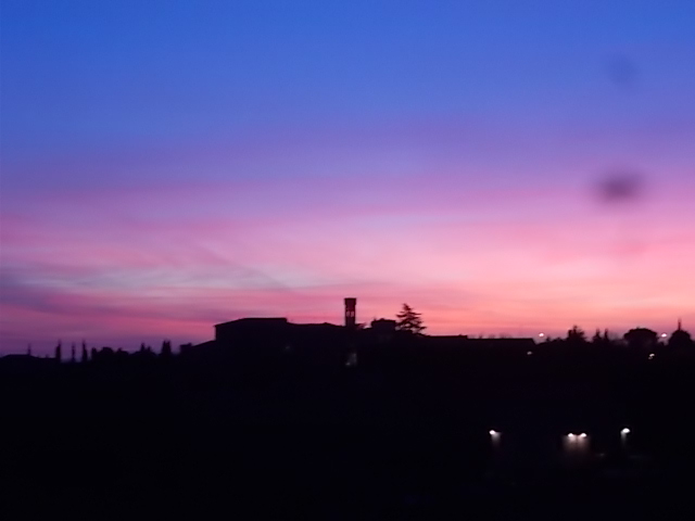 tramonto villa a sesta