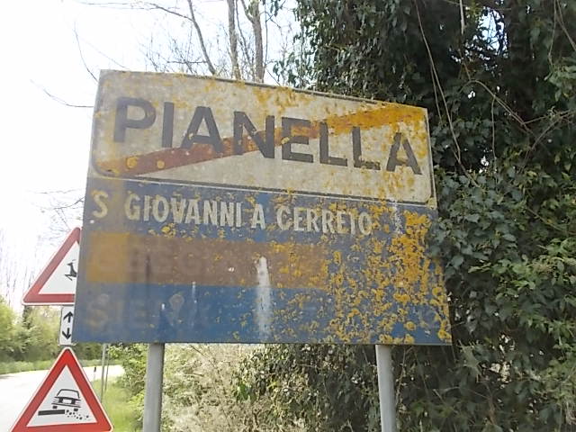 pianella cartello stradale