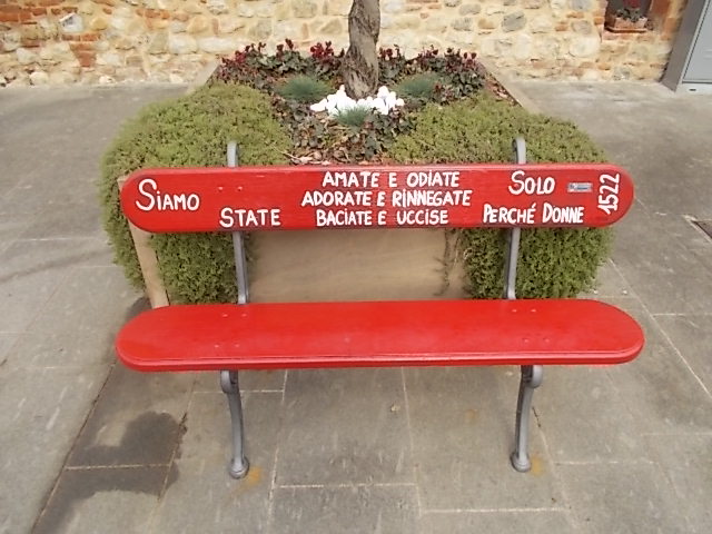 panchina alda merini civitella paganico