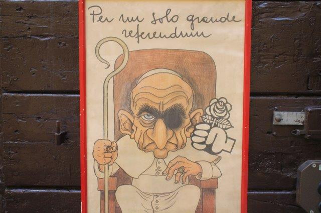 forattini, occhio nero a Paolo VI