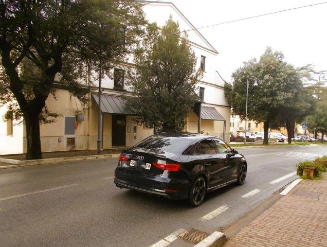 svizzero fermo nel mezzo di strada berardenga