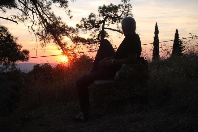 campi berardenga tramonto