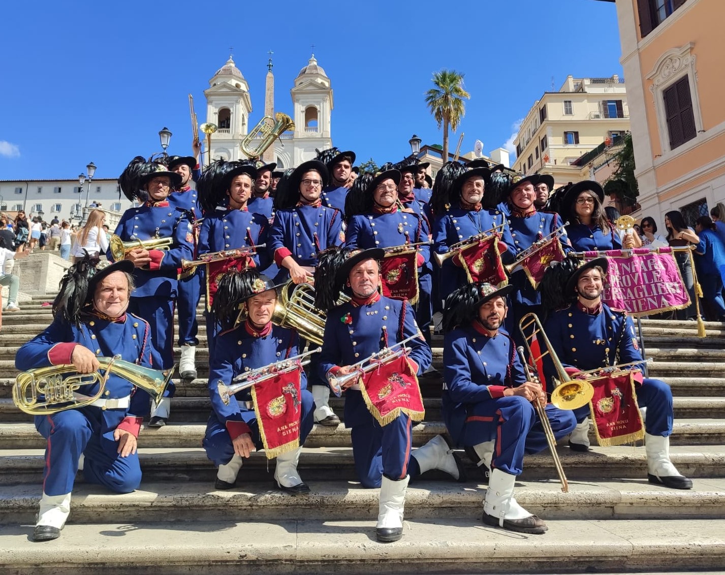 fanfara bersaglieri di siena a trinità dei monti
