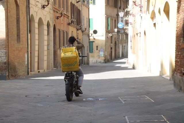 il ciclista porta merende